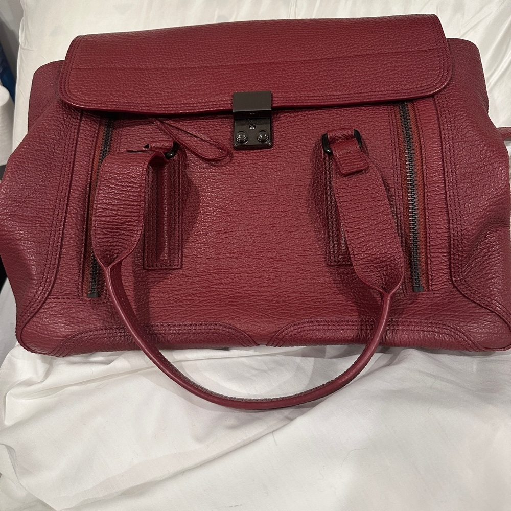 3.1 Philip Lim like new Large burgundy Pashli